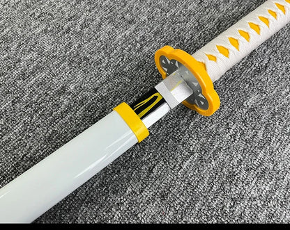 Katana Demon Slayer 104 cm - Réplica Realista de Tanjirou y Zenitsu para Cosplay y Colección