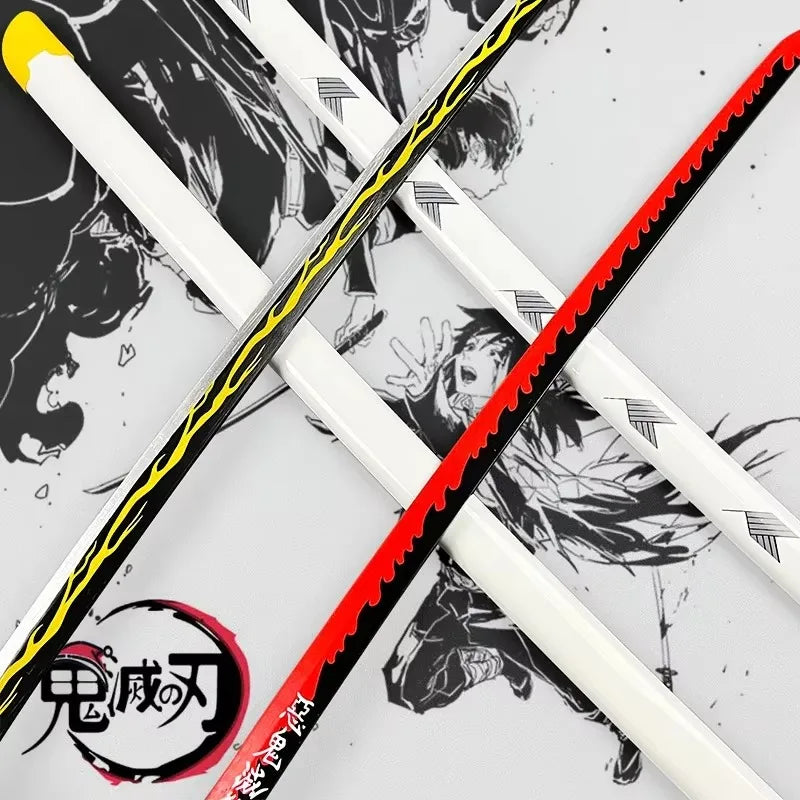 Katana Demon Slayer 104 cm - Réplica Realista de Tanjirou y Zenitsu para Cosplay y Colección