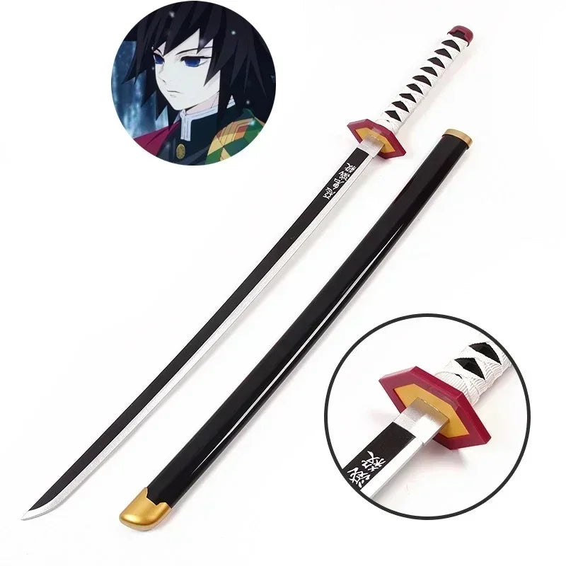 Katana Demon Slayer 104 cm - Réplica Realista de Tanjirou y Zenitsu para Cosplay y Colección