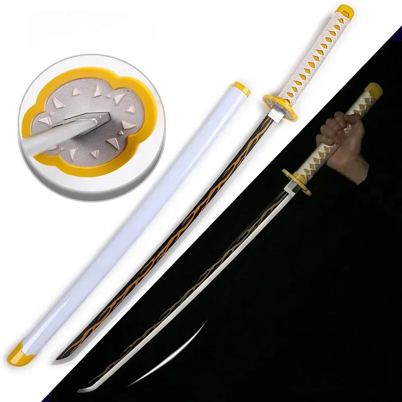 Katana Led Demon Slayer - Espada Japonesa Realista para Cosplay y Regalo de Anime