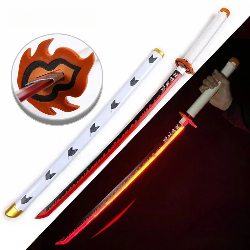 Katana Led Demon Slayer - Espada Japonesa Realista para Cosplay y Regalo de Anime