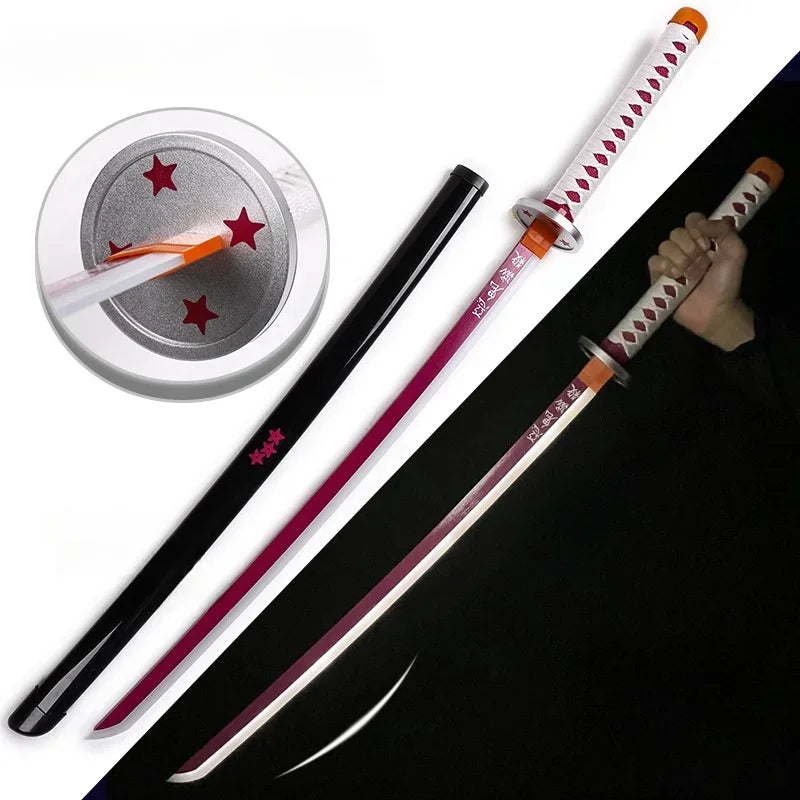 Katana Led Demon Slayer - Espada Japonesa Realista para Cosplay y Regalo de Anime