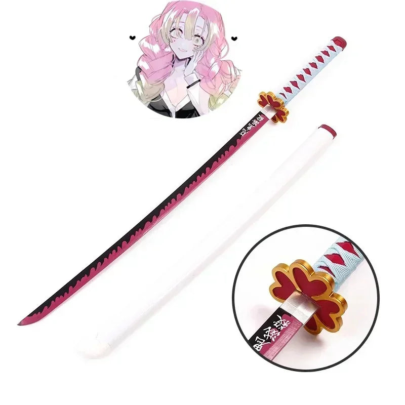 Katana Demon Slayer 104 cm - Réplica Realista de Tanjirou y Zenitsu para Cosplay y Colección