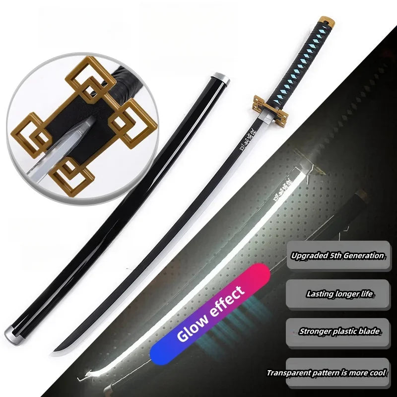 Katana Led Demon Slayer - Espada Japonesa Realista para Cosplay y Regalo de Anime