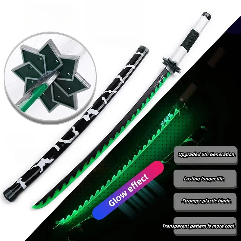 Katana Led Demon Slayer - Espada Japonesa Realista para Cosplay y Regalo de Anime