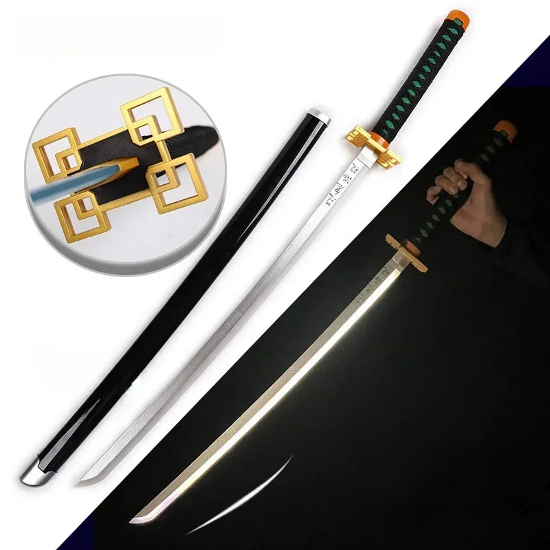 Katana Led Demon Slayer - Espada Japonesa Realista para Cosplay y Regalo de Anime