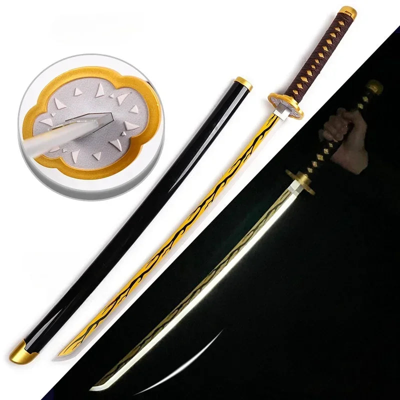 Katana Led Demon Slayer - Espada Japonesa Realista para Cosplay y Regalo de Anime