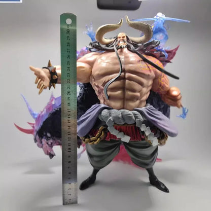 One Piece MAX Four Emperors Beast Kaido Super Large Statue Action Figurine Desk Collectible Anime Model Toys Figures Gift 36CM