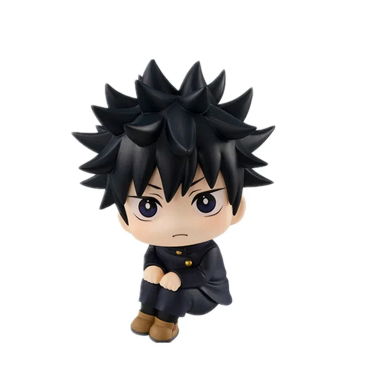 Q Version Anime Figure Gojo Satoru Children Toys Handheld Office Fushiguro Megumi Anime Action Figures Ornaments Jujutsu Kaisan